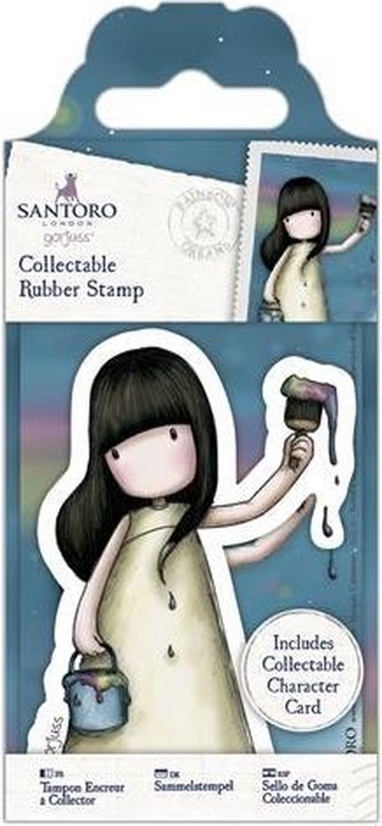 Collectable Rubber Stamp - Santoro - No. 46 Rainbow Dreams