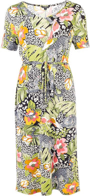 Jurk Debby Ss Fudge Panter Flower Fudge maat S