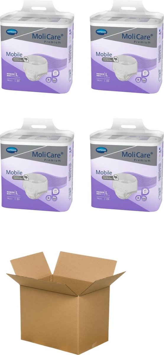 Hartmann MoliCare Premium Mobile 8 druppels XL - Karton van 56 incontinentieslips