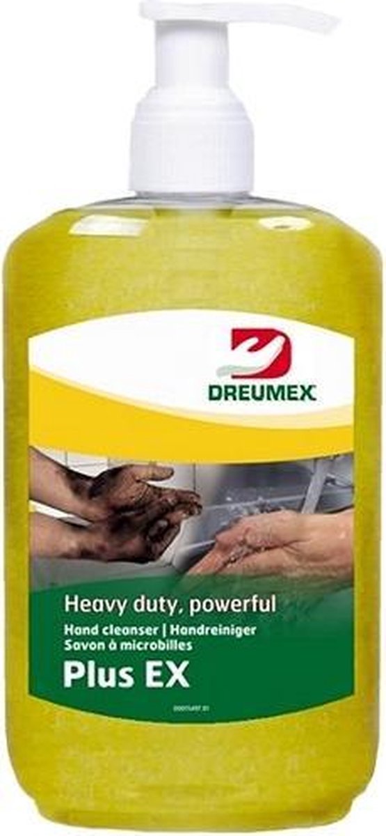 Dreumex zeep geel plus 500gr. flacon met pomp