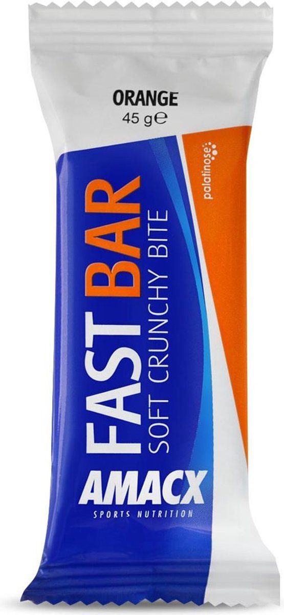 Amacx Fast Bar 45 gr - Energiereep - Orange - 12 stuks
