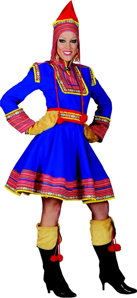 "Blauw Russenkostuum voor vrouwen - Verkleedkleding - Small"