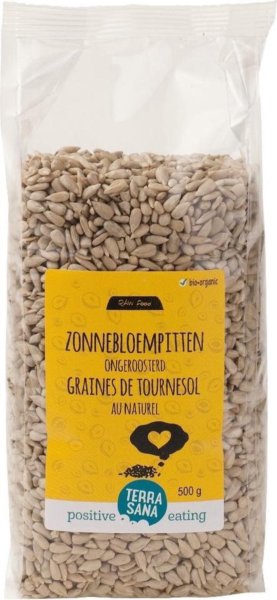 Terrasana Raw Zonnebloempitten - 750 gram