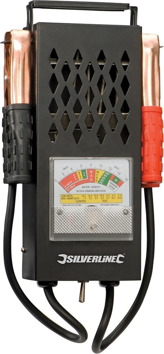 Silverline Accu en Lading Tester - 6 Volt en 12 V