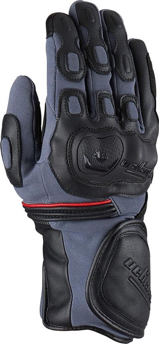Furygan Dirt Road Black Grey Red Motorcycle Gloves L
