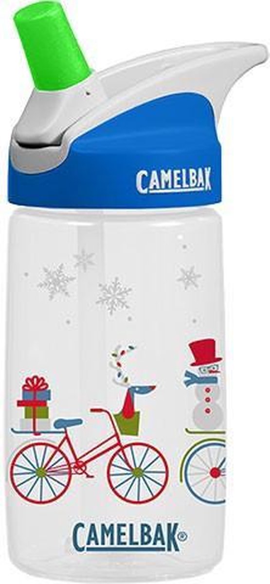 Camelbak Eddy Kids - Drinkfles - 400 ml - Transparant Bike