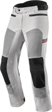 REV'IT! Tornado 3 Short Silver Textile Motorcycle Pants 2XL