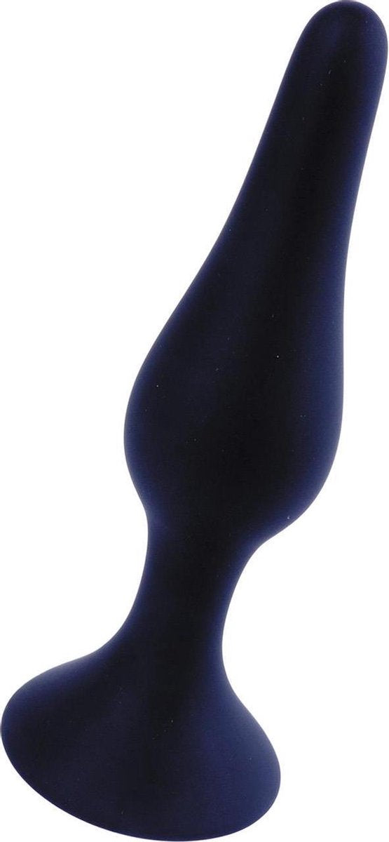 Bossoftoys - Mega grote Anaal plug - 15 CM - Dia 4 cm - met sterke Zuignap - Zwart - Cadeaubox - 64-00095