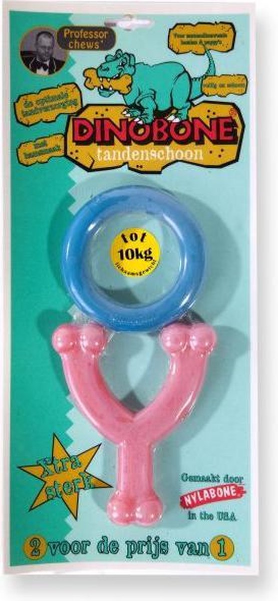 Nylabone dinobone pups tot 10 kg - 1 ST