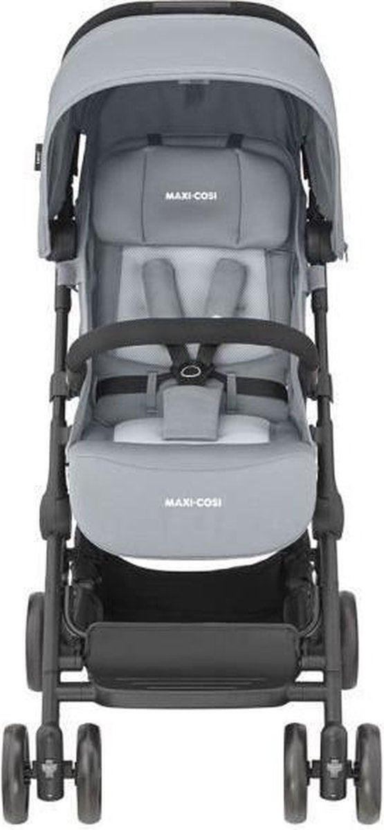 MAXI-COSI Lara2 Ultracompacte wandelwagen met riet - Vanaf de geboorte tot 4 jaar - Essential Grey