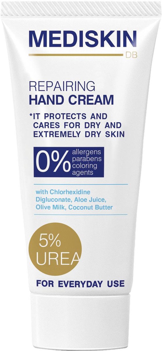 Mediskin Repairing Hand Cream - Handcrème voor (Extreem) Droge en Beschadigde Handen - Rijk aan Ureum en Aloë Vera - 75ML