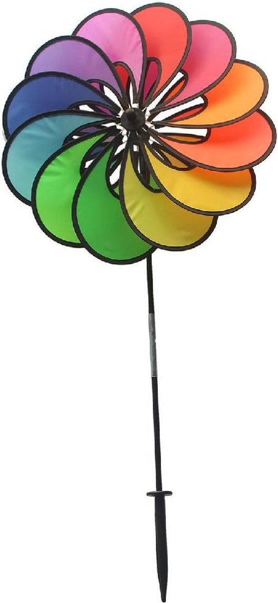 Rhombus Windgame Big Flower Rainbow