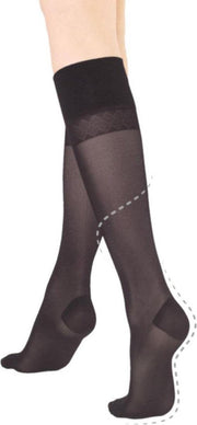 Caresse support 40 kniekousen kleur: natural maat: 36-41