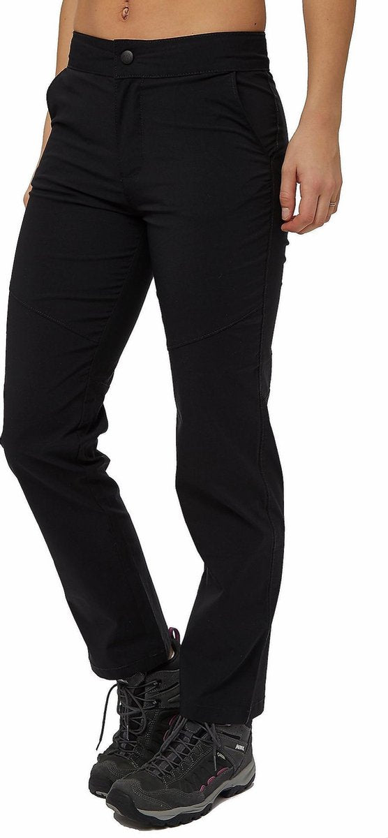 Wildebeast Anneka Lange Wandelbroek / Outdoor Broek - Zwart - Dames  - Maat XS