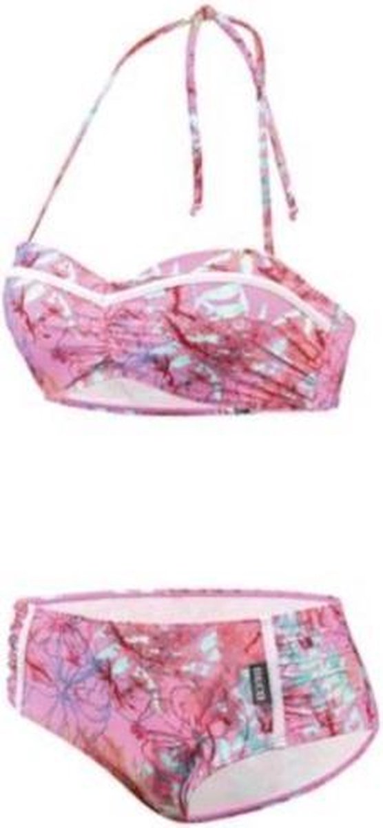 Beco Bikini Beactive Bandeau Dames C-cup Polyester Roze Maat 42