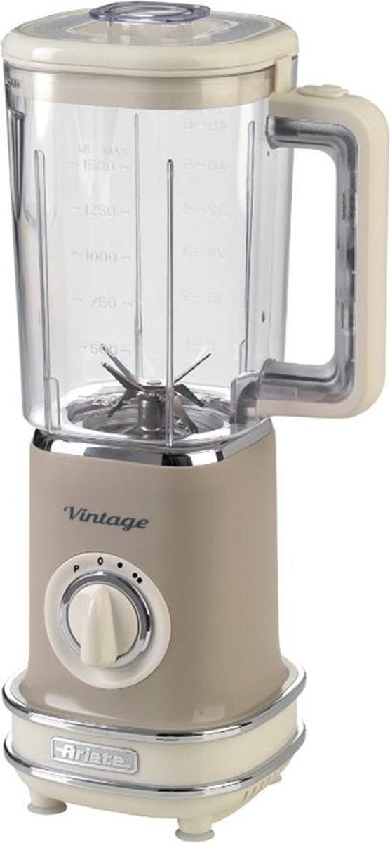 Ariete Retro Blender - 2 Snelheden en Pulse - Beige