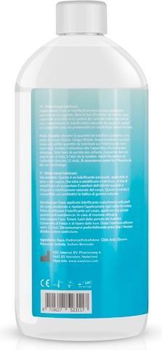 EasyGlide Waterbasis Glijmiddel 1000 ml - Transparant - Drogist - Glijmiddelen - Drogisterij - Glijmiddel