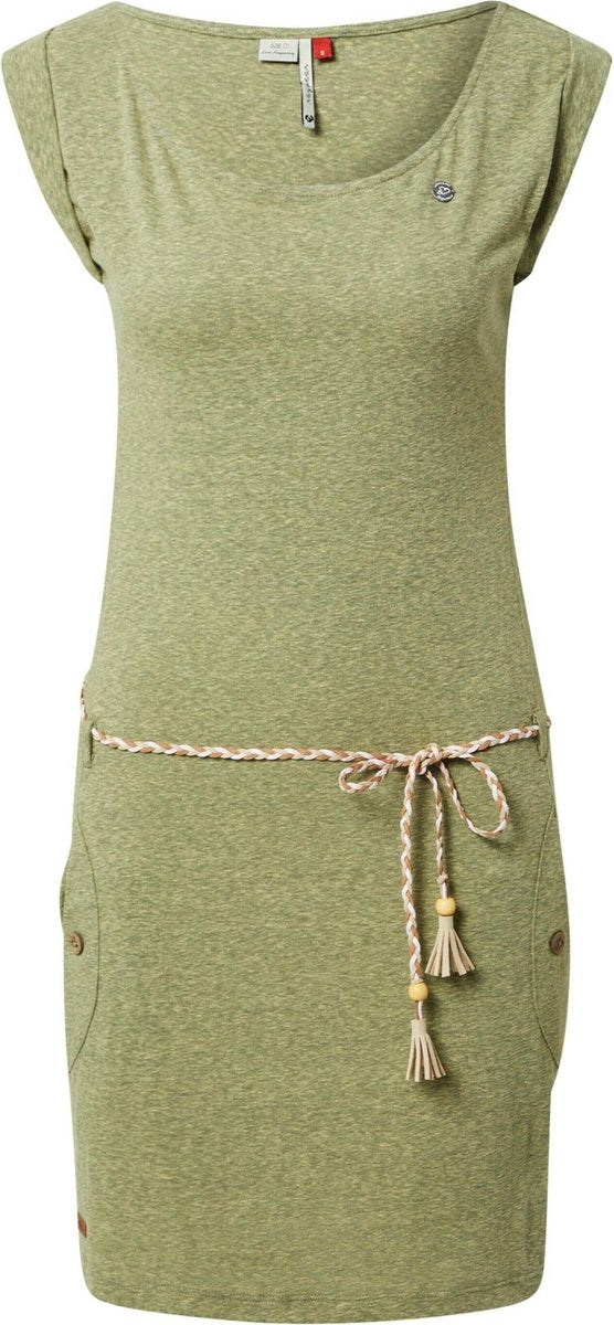 Ragwear zomerjurk tag Olijfgroen-L (40)