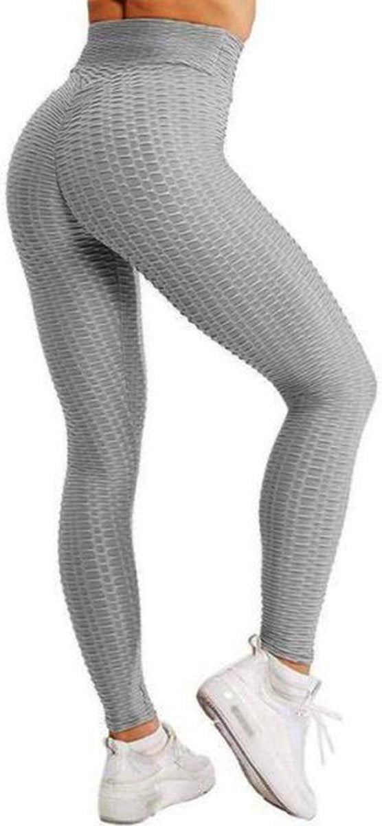Honey Sportleggings Dames - High Waist - Grijs Maat S