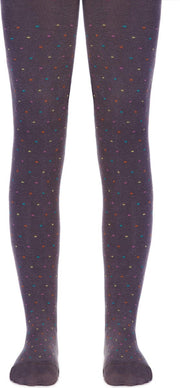 Trendy kindermaillot regenboog puntjes