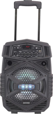 Denver TSP-110 - 8" Bluetooth trolley speaker - Zwart