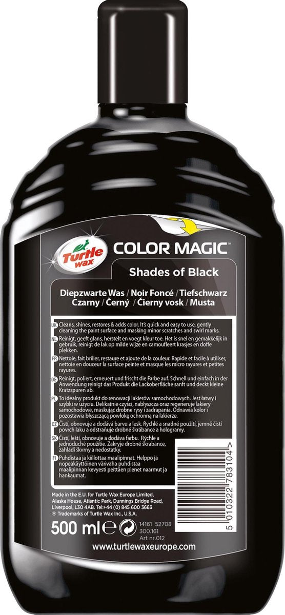 Turtle Wax 52708 Color Magic Jet Zwart 500ml