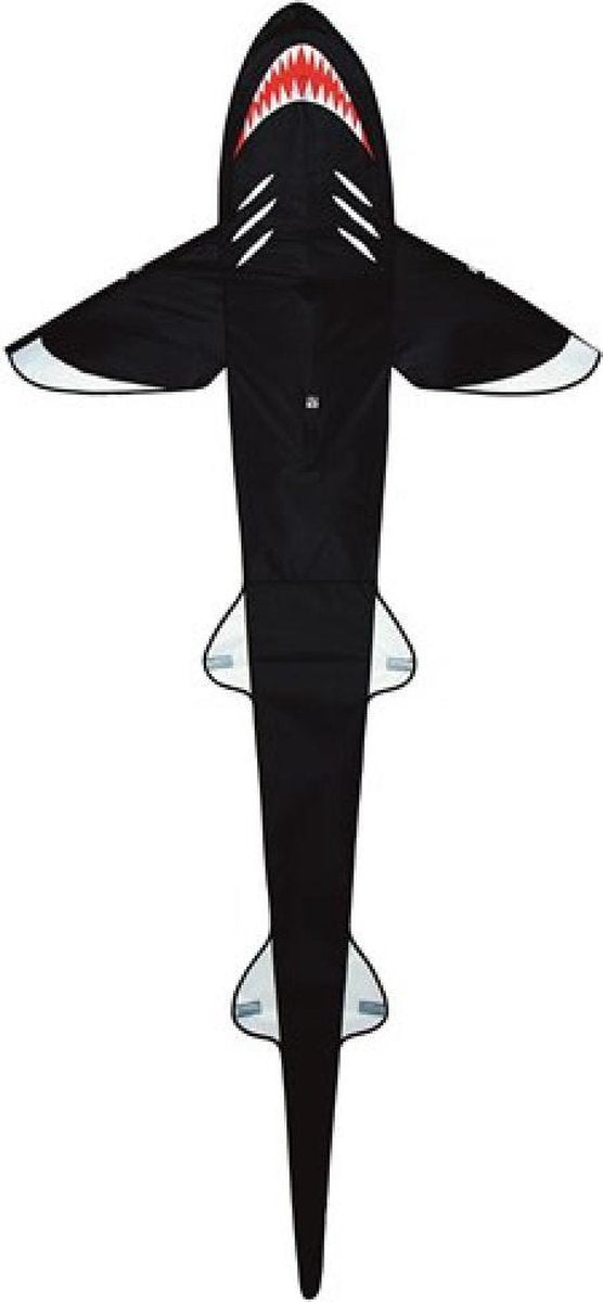 Wolkenstürmer Vlieger Henry Hai Junior 240 Cm Polyester Zwart
