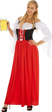 Vrouwenkostuum Feestelijke Dirndl Resi voor dames vrouwen L verkleedkleding