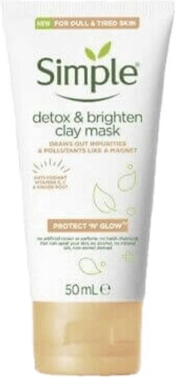 Simple Protect 'N' Glow Detox & Brighten Clay Mask