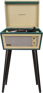 Crosley Sterling Dansette Retro Vinyl Platenspeler - Groen Zonder Bluetooth B-Stock