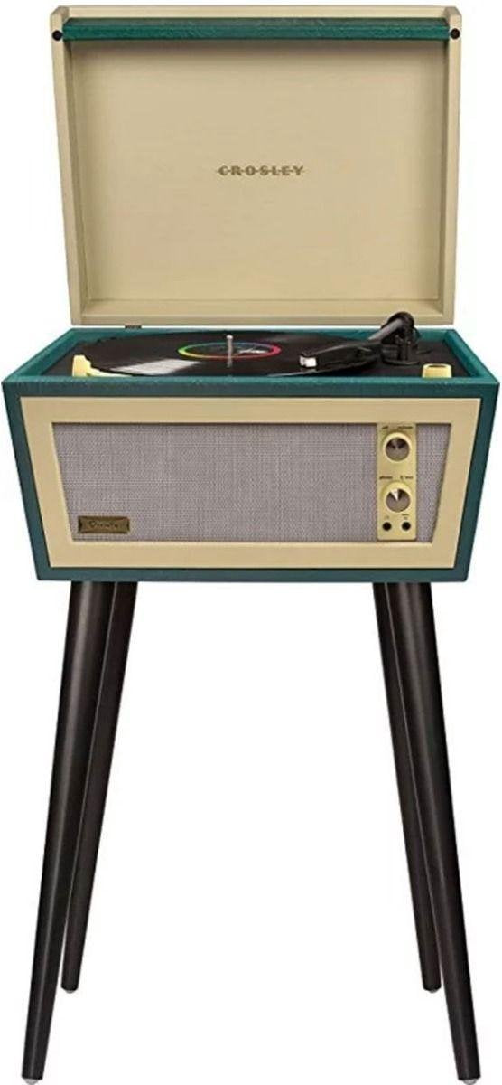 Crosley Sterling Dansette Retro Vinyl Platenspeler - Groen Zonder Bluetooth B-Stock