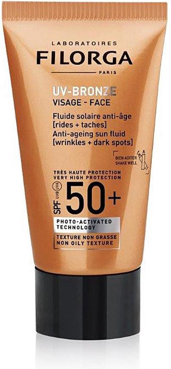 Filorga Uv Bronze Face Spf50+ Anti Ageing Sun Fluid 40ml