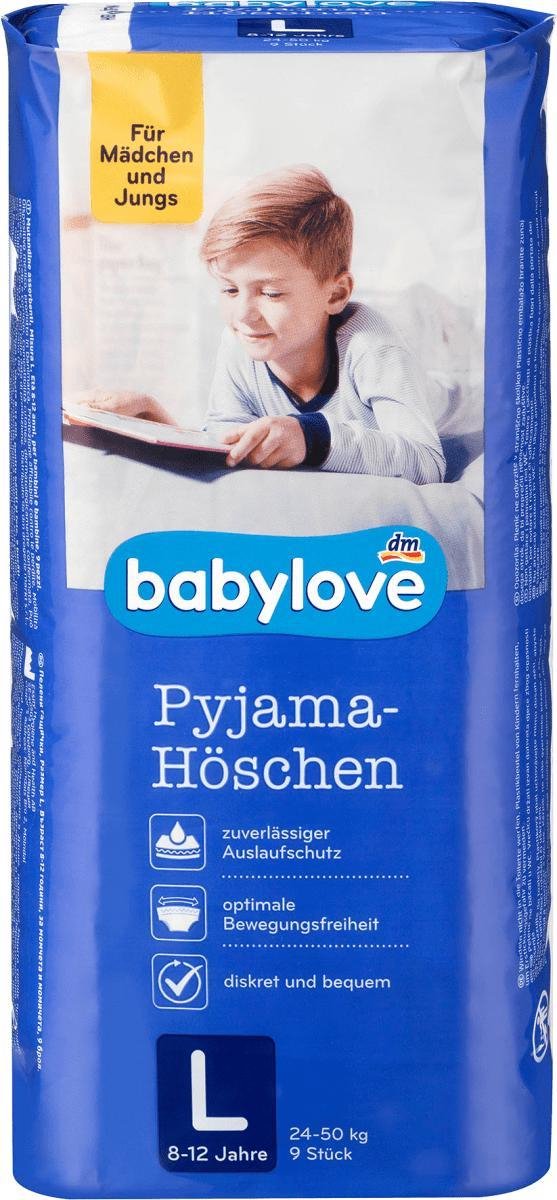 babylove Nachtbroek - Maat L ( 6 ) - 8-12 jaar - 24-50 kg - 9 stuks
