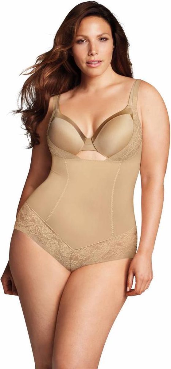 Maidenform Firm Foundations WYOB Body | Curvy |Huidskleurig | Maat 4XL