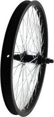 Hzb achterwiel 20 inch etrto 406 bmx freestyle 48 spaaks 10mm as zwart