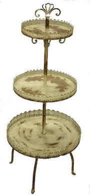 Etagère-Tafel metaal Ø60