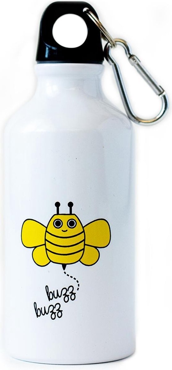 Milk&Moo - Waterfles kinderen - Drinkfles school - 400 ml - Aluminium