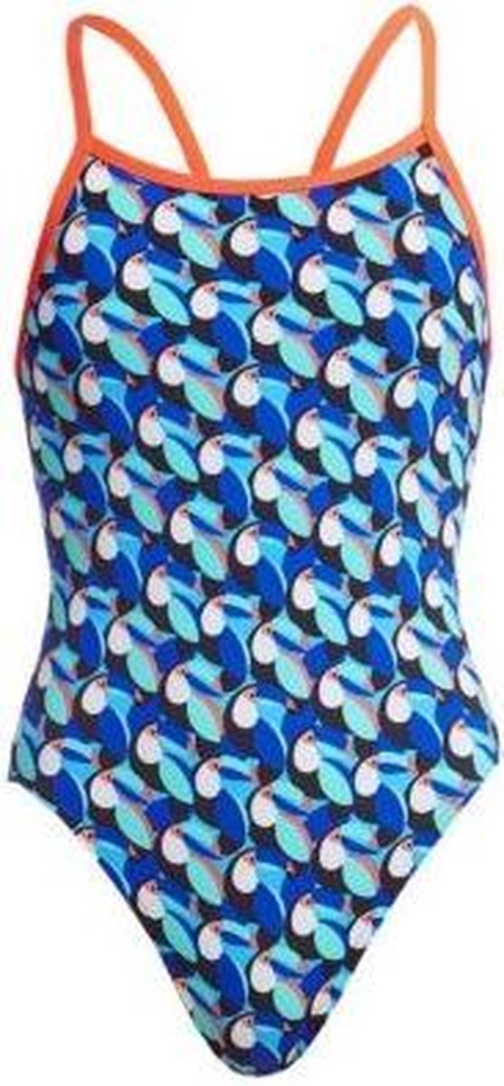 ECO Single Strap Touche Girls Single strap one piece - Meisjes | Funkita