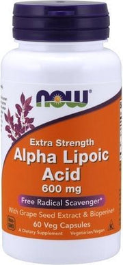 Alpha Lipoic Acid 600mg Now Foods 60v-caps