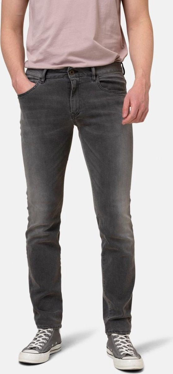 Silvercreek  Drill Super Slim Jeans  Mannen Dark Grey W33 X L32