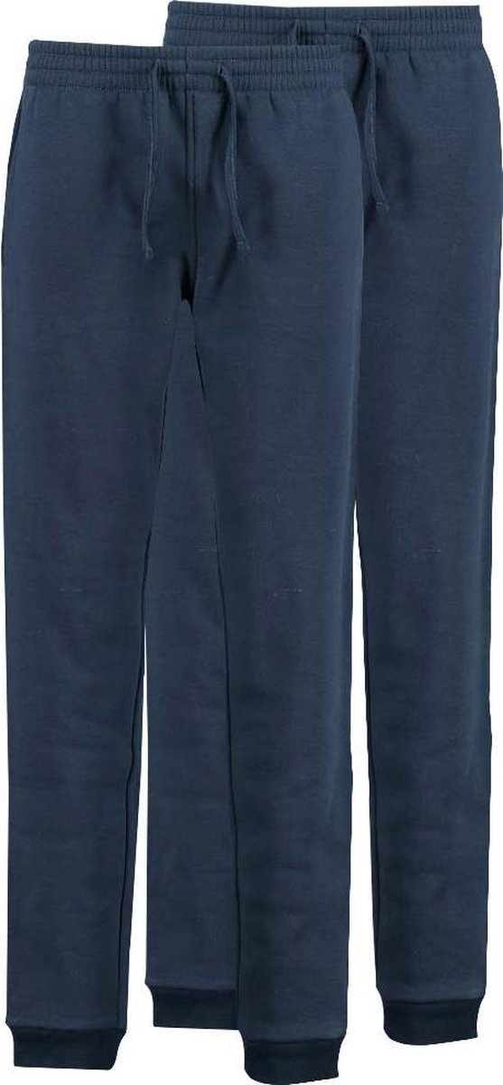 Zeeman kinder joggingbroek - blauw - maat 146/152 - 2 stuks