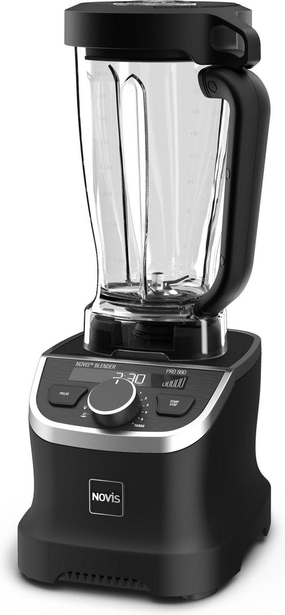 Novis 880L Pro Blender – NutriMax - Mat zwart – High speed blender – SmartAdapt®