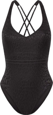 Beachlife Textured Leo V-hals badpak - Dames - Maat 36