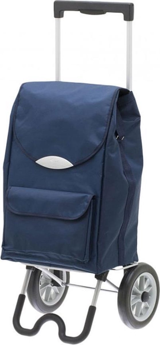 Secc by Davidt's - Boodschappentrolley Stockolm Blauw - Tas Inhoud 42 L / 35 kg - 2 Wielen