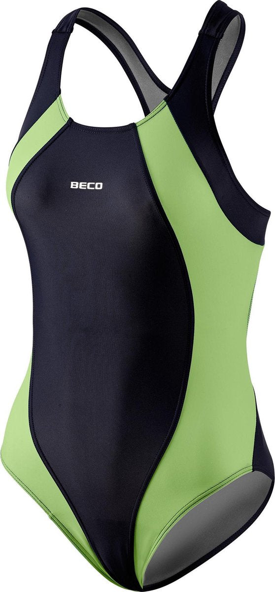 Beco Badpak Maxpower Dames Polyamide Zwart/groen Maat 42