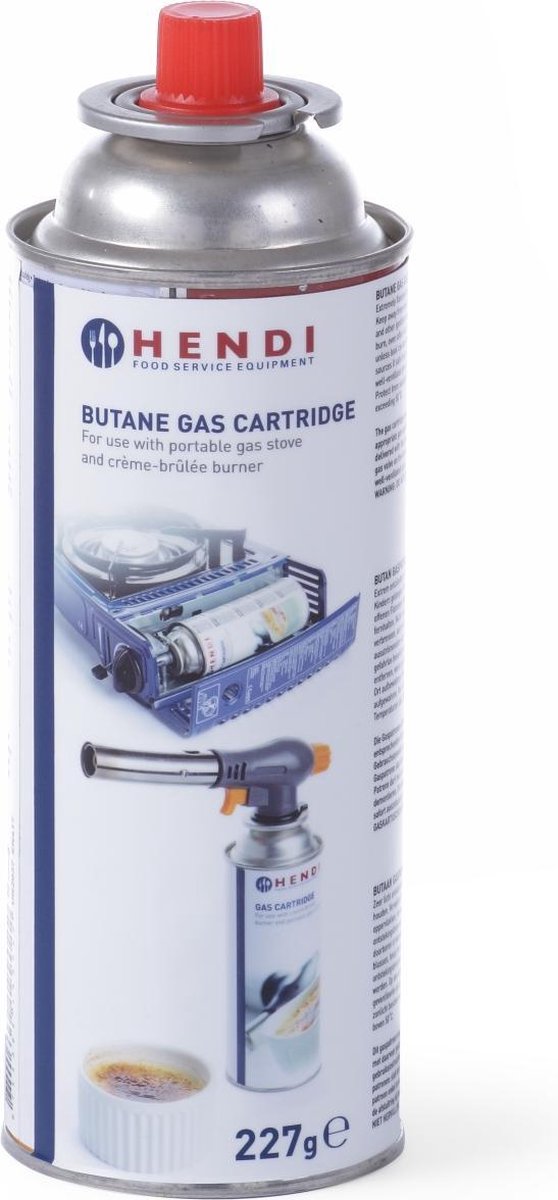 Hendi Butaan Gasflesje voor Crème Brûlée Brander
