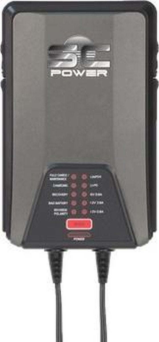 Smart acculader Landport SC38 6/12 Volt - 1 - 60 Ah voor loodzuuraccu