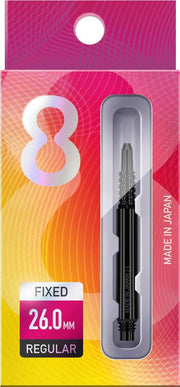 8 Flight Regular Black Fixed - Medium