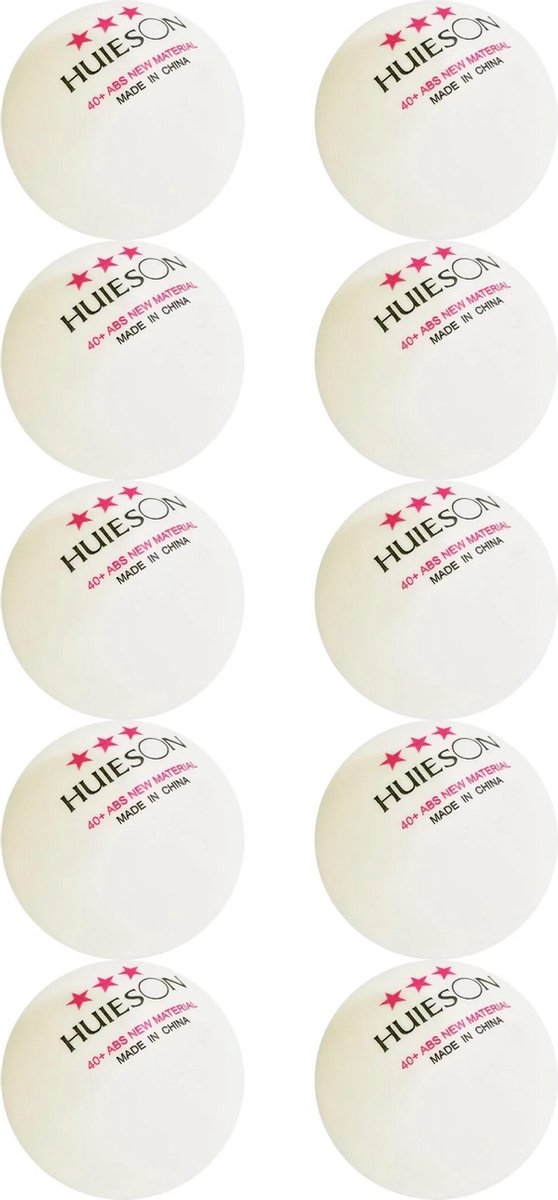 Huieson *** Ping Pong Ballen - 10 stuks