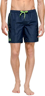 Sundek Zwembroek - Maat S  - Mannen - donker blauw/lime groen